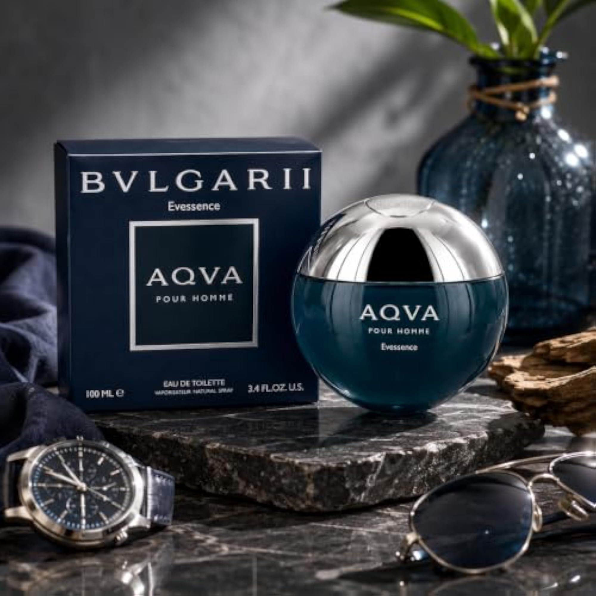 Men's Perfume Compatible with Bvlgarii Aqva EDT, 100ml